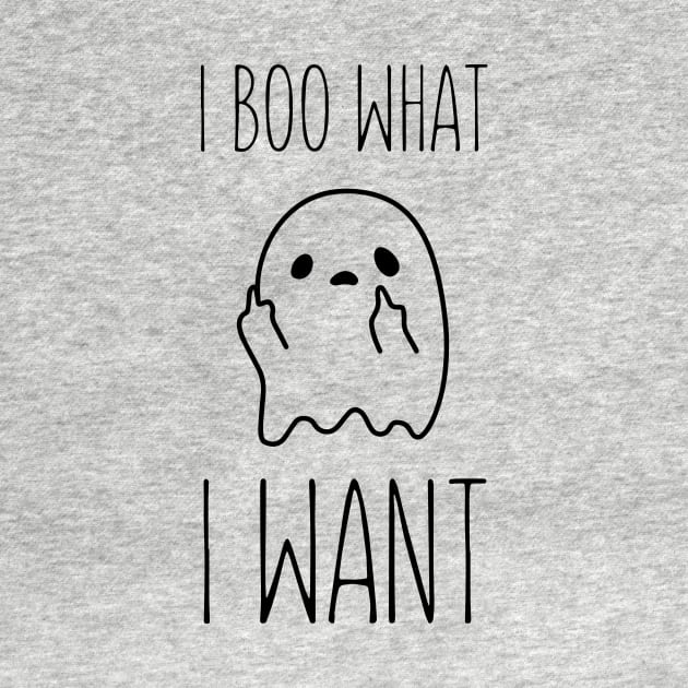 I boo what I want by Branhy